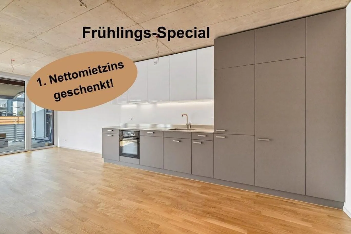 Affitto senza deposito: Moderno appartamento di 4,5 stanze in casa a terrazza - Foto 1 di 6