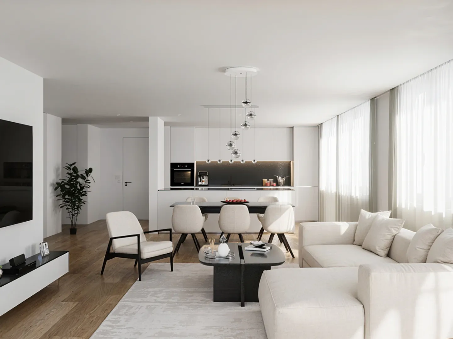 Stilvolle Attika-Wohnung in Altstätten - Foto 3 von 7