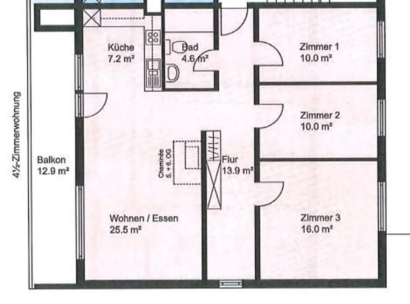 Preiswerte 4.5 Zimmerwohnung in Amriswil - Foto 7 von 7