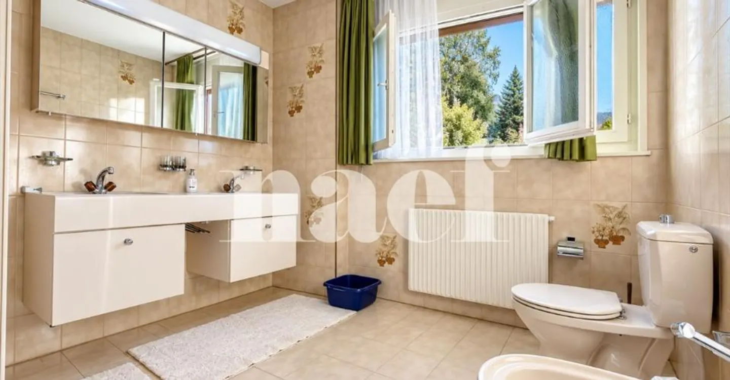 Bell'appartamento di 4,5 locali con vista mozzafiato sul lago in vendita a Montreux - Foto 11 di 12