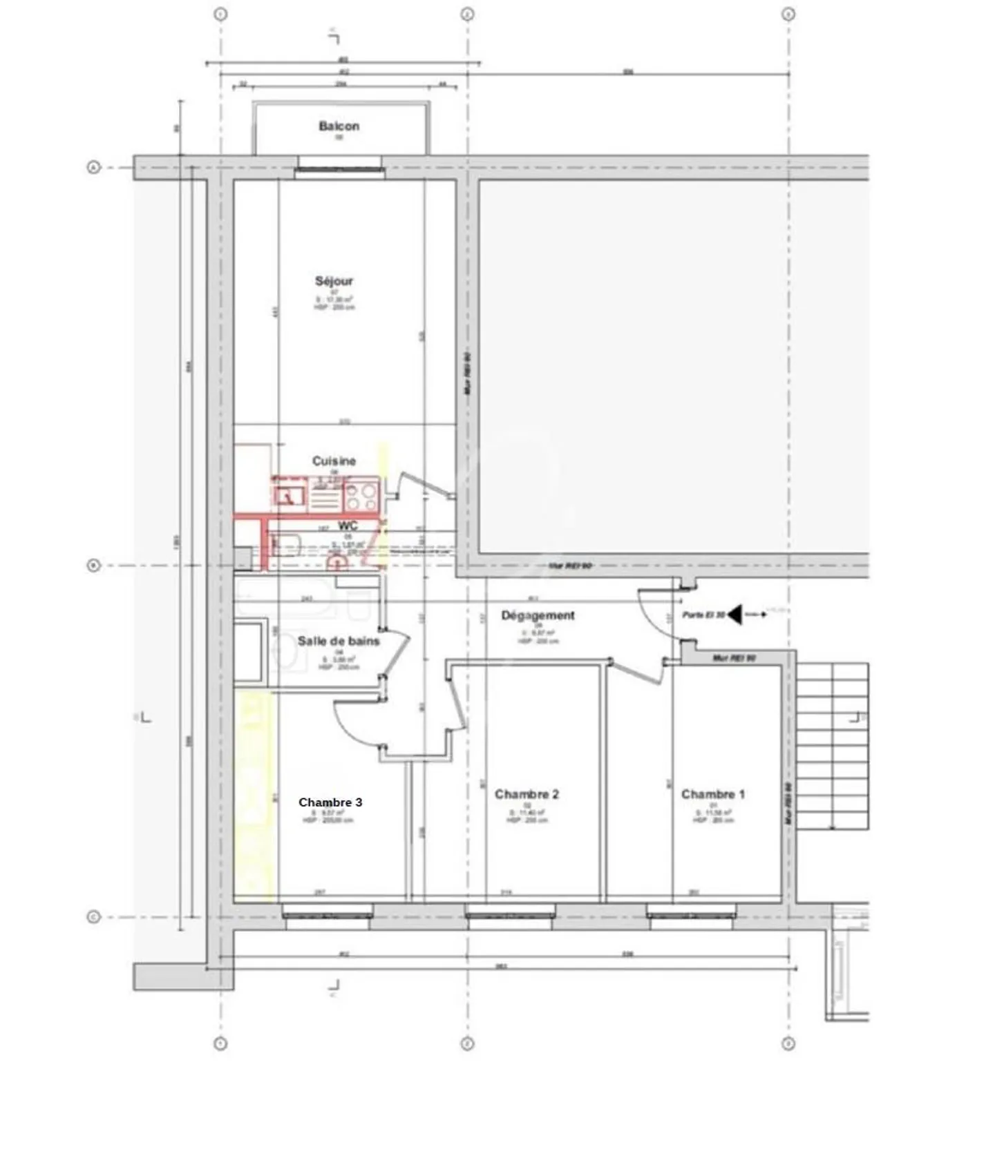 Appartement avec potentiel d'aménagement en 5 pièces, à Acacias. - Photo 10 sur 11