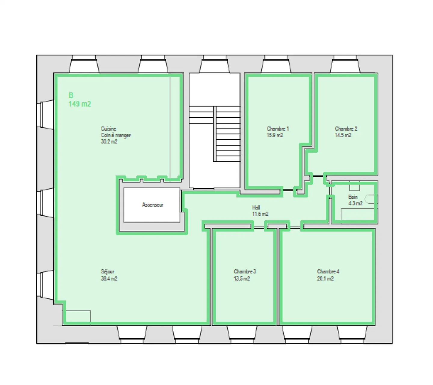 Appartement à louer - Photo 7 sur 7