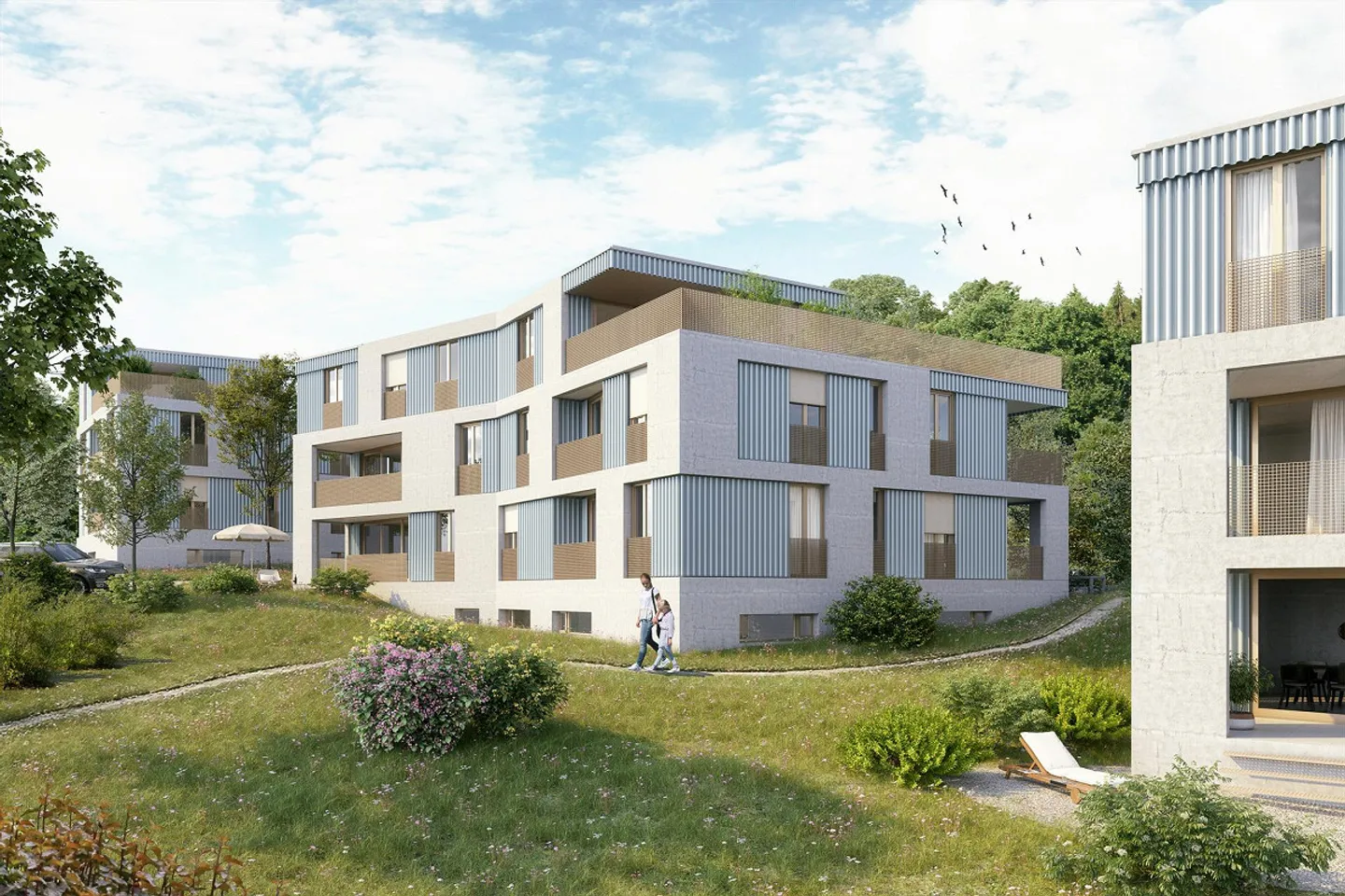 Moderne Mehrfamilienhäuser - Foto 3 von 9