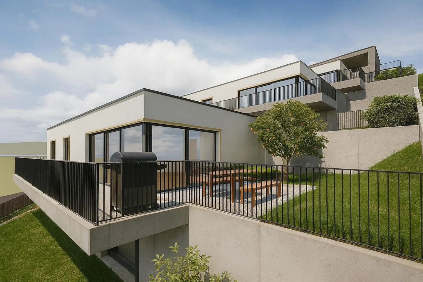 Terrassen-Einfamilienhaus - Foto 3 von 12