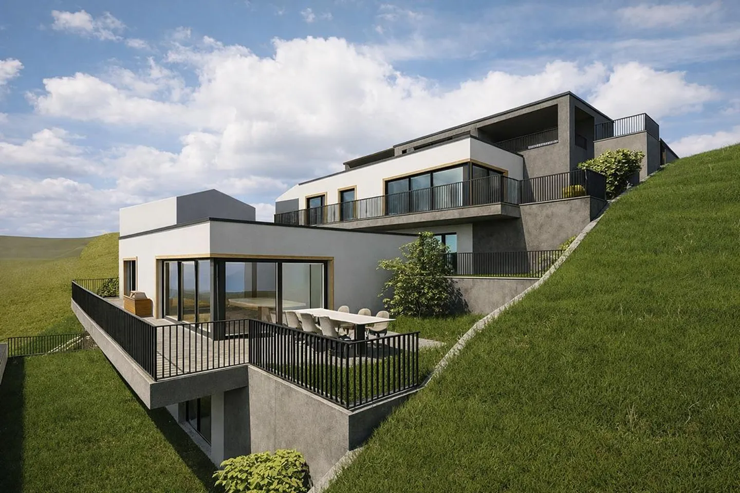 Terrassen-Einfamilienhaus - Foto 4 von 12