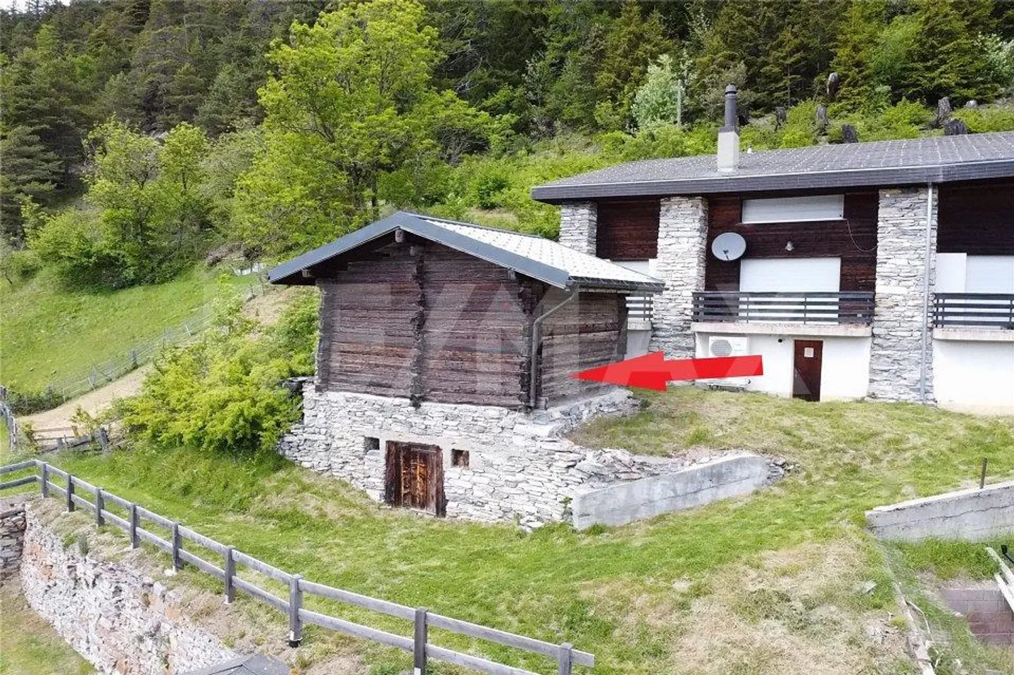 Charmanter Stadel im Wallis - Foto 1 von 13