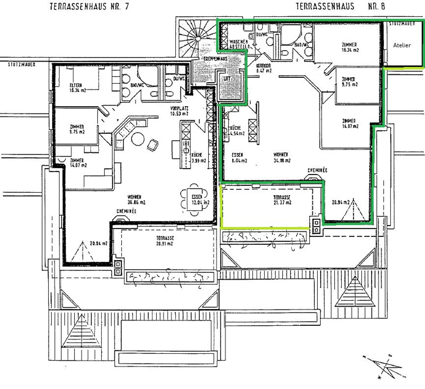 Appartamento ben tenuto di 5,5 stanze con studio e bellissima vista panoramica - Foto 17 di 17
