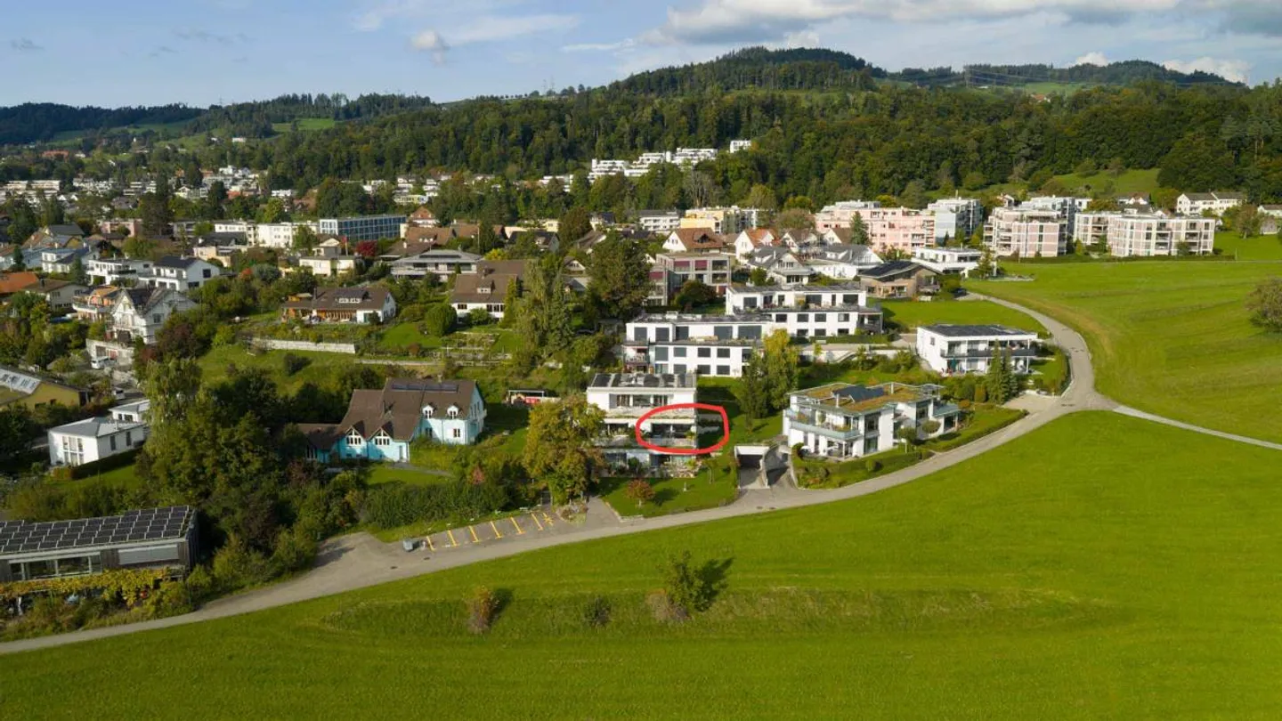 Exklusive 3.5-Zimmer Wohnung mit atemberaubendem Alpenpanorama in Kempten/Wetzikon - Foto 3 von 5