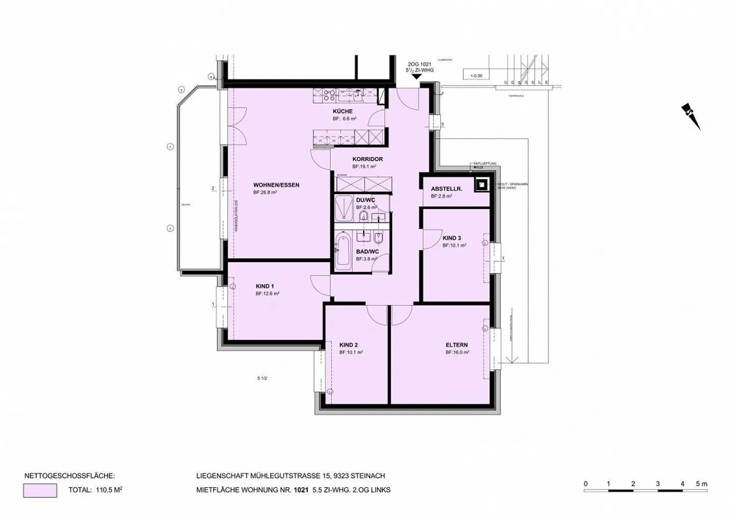 Familienfreundliche Wohnung Nähe See - Foto 10 von 10