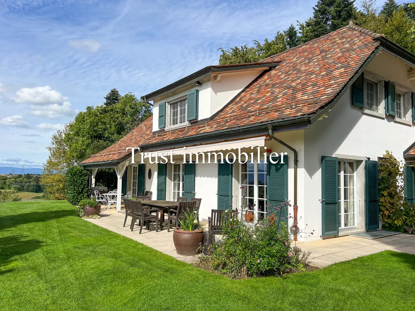 6036. Einfamilienhaus mit Panoramablick auf den Jura in Cugy - Foto 1 von 20