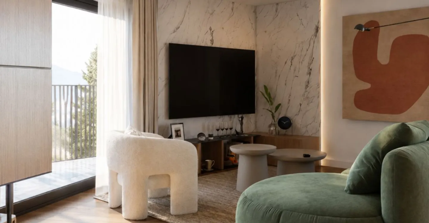 Neue 2,5-Zimmer-Wohnung im Zentrum von Vouvry - Foto 2 von 7