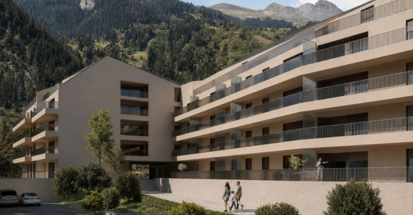 Neue 2,5-Zimmer-Wohnung im Zentrum von Vouvry - Foto 4 von 7