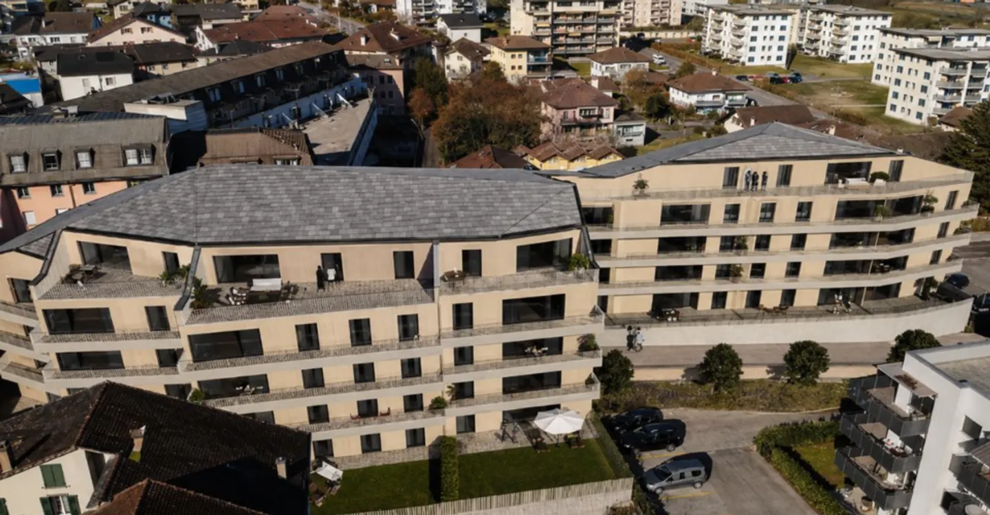 Neue 2,5-Zimmer-Wohnung im Zentrum von Vouvry - Foto 5 von 7