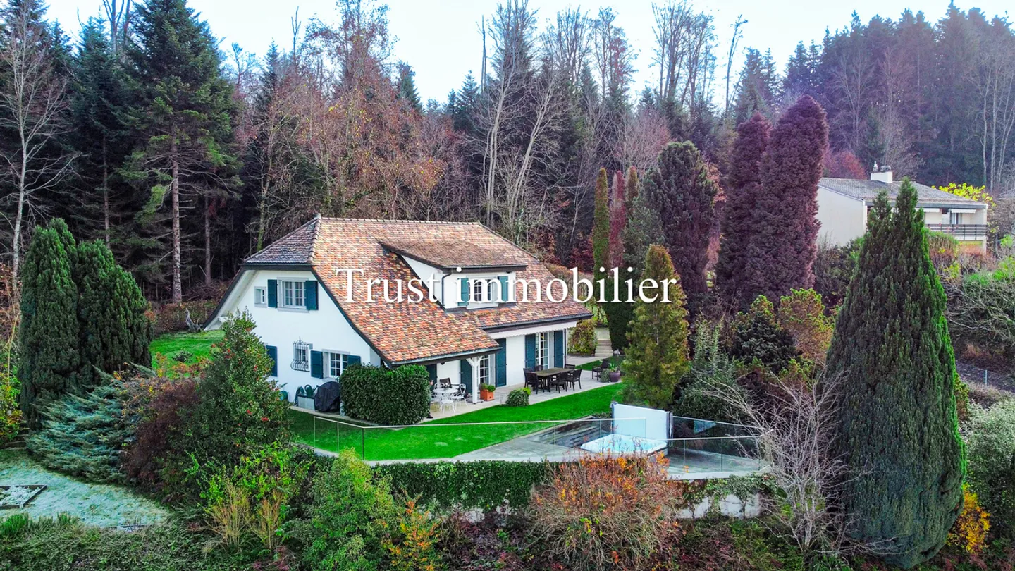 6036. Einfamilienhaus mit Panoramablick auf den Jura in Cugy - Foto 19 von 20