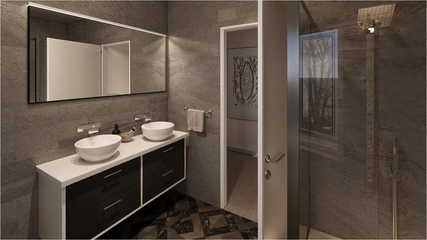 APPARTEMENT N°9 - 3. ETAGE - VUE LAC ET ALPES - Foto 3 von 7