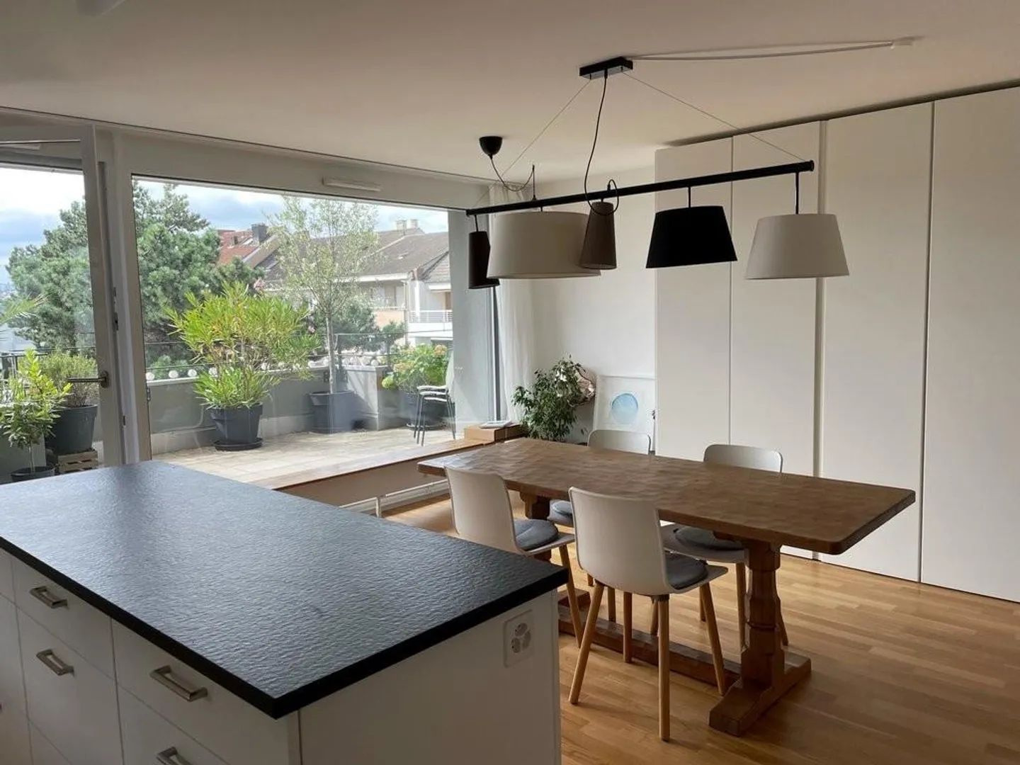 Grande terrasse sur le toit avec vue sur le Rhin - Photo 5 sur 11