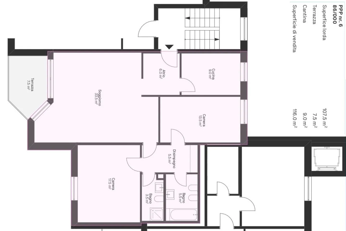 Bright 3.5-room apartment in Minusio for rent - Photo 12 of 12