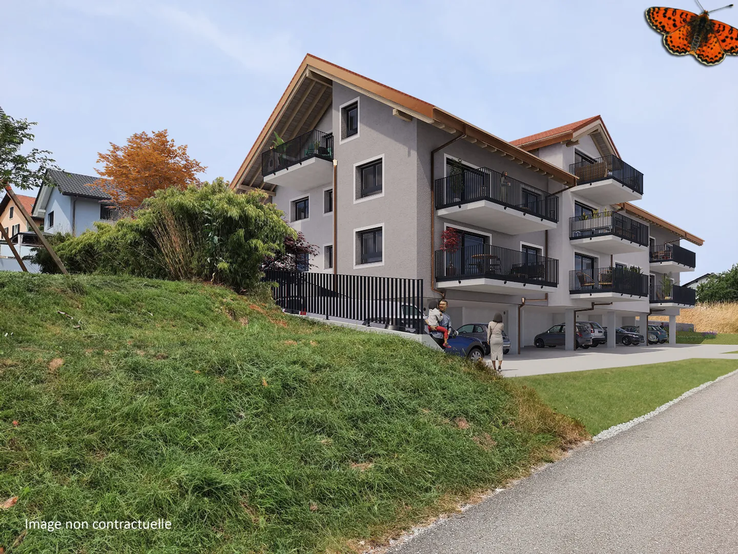 Magnifique appartement de 4½ pièces à Lentigny  - Foto 1 di 6