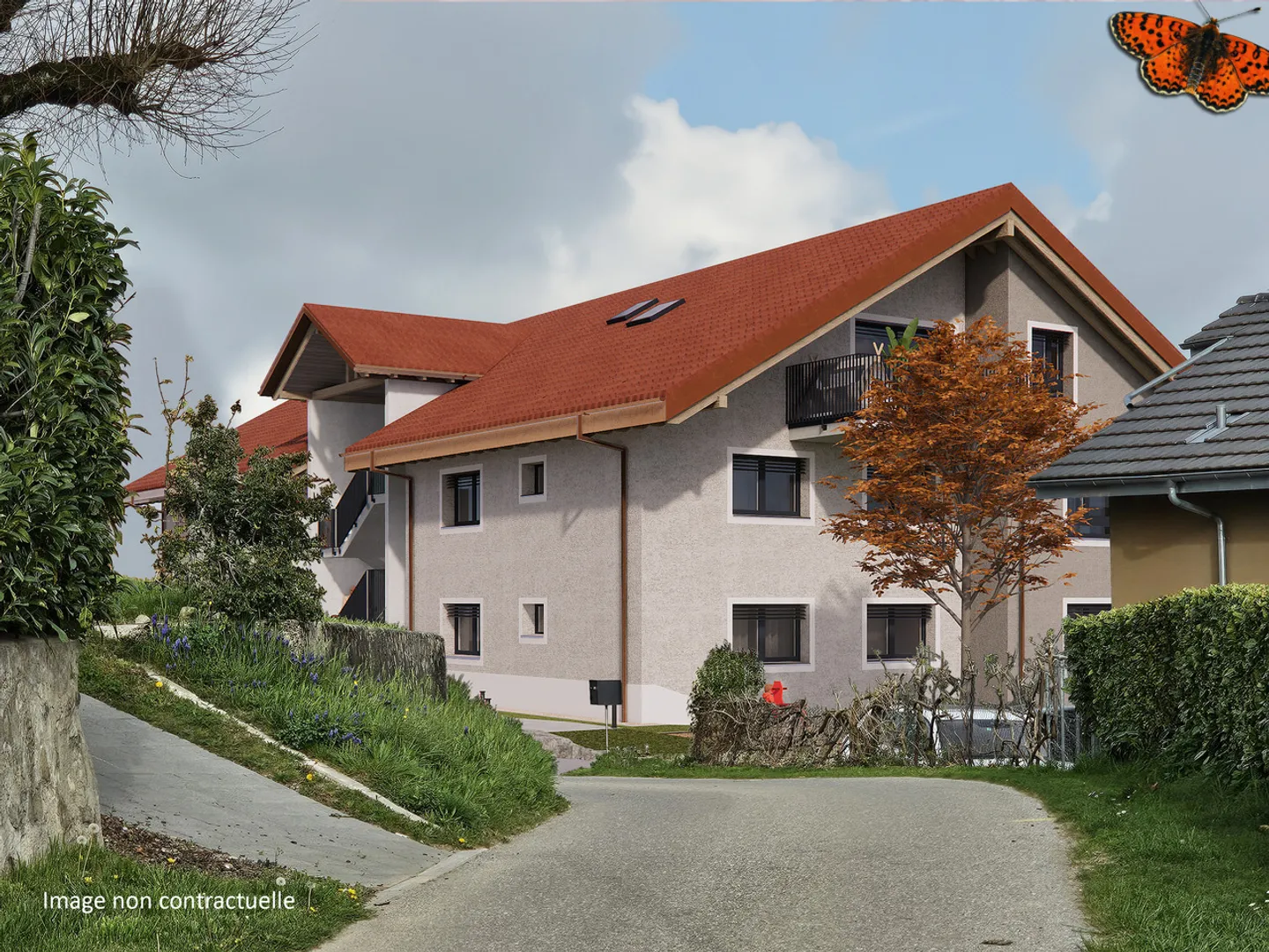 Magnifique appartement de 4½ pièces à Lentigny  - Foto 2 di 6