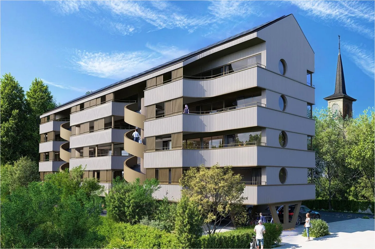 APPARTEMENT N°5 - 2. STOCKWERK - GRÜNE UMGEBUG - Foto 5 von 7