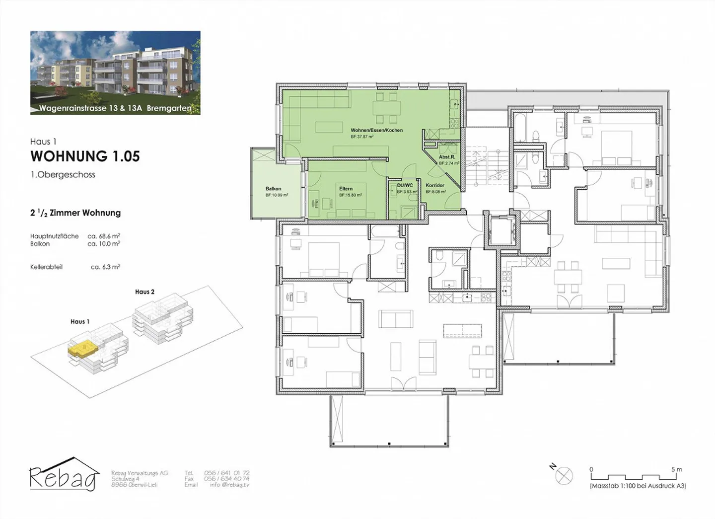 Modern 2.5-room apartment with good connections - Photo 6 of 6