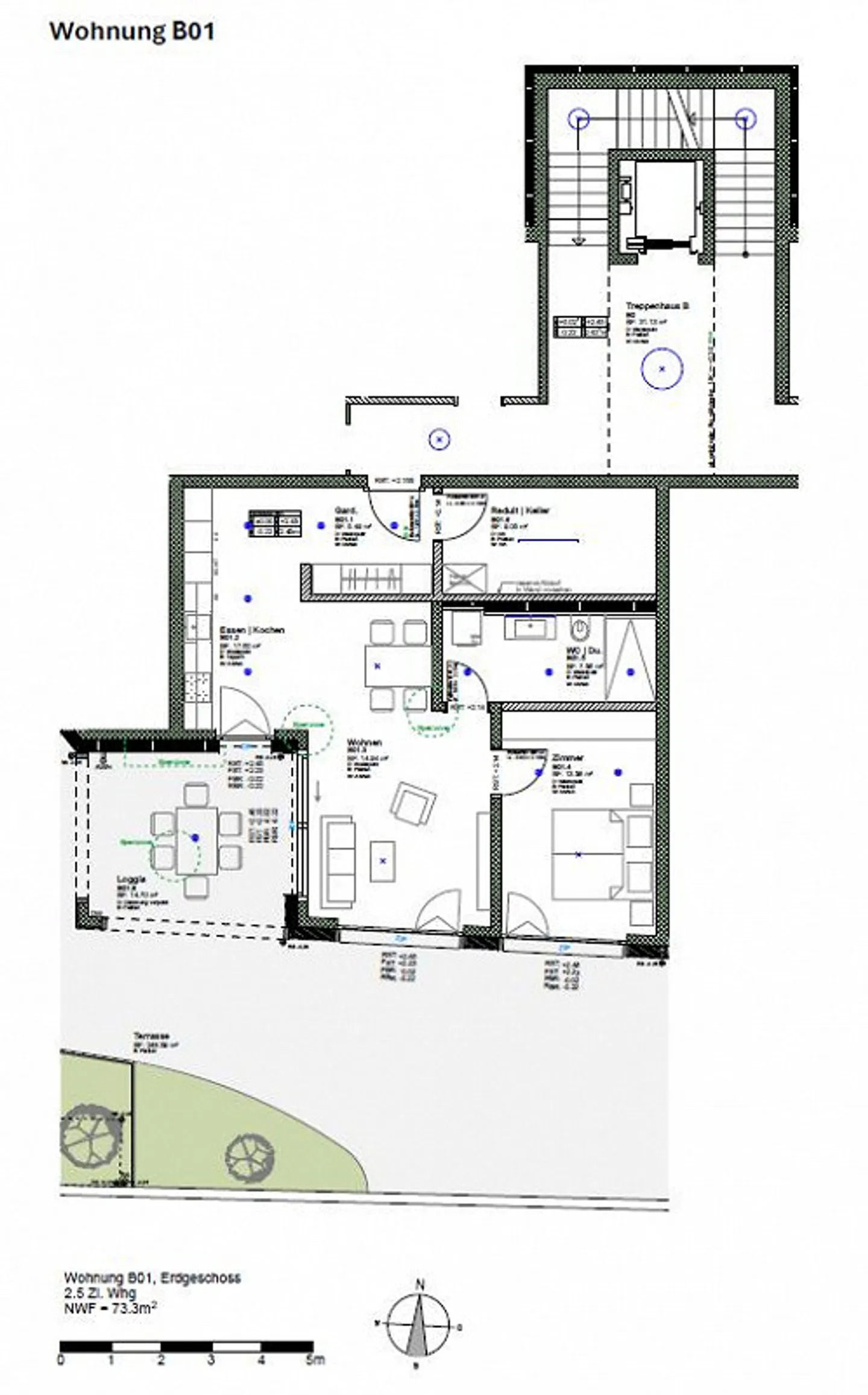 Première location - Appartement de 2,5 pièces avec une vue imprenable - Photo 5 sur 5