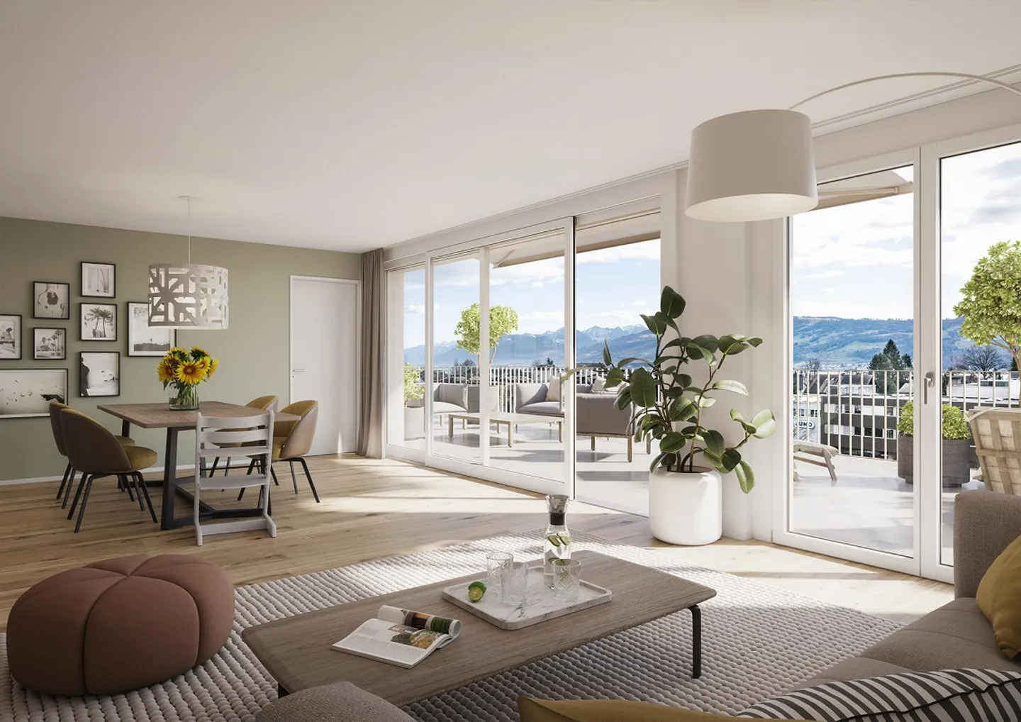 Moderno attico con terrazza solare - prima occupazione - Foto 2 di 5