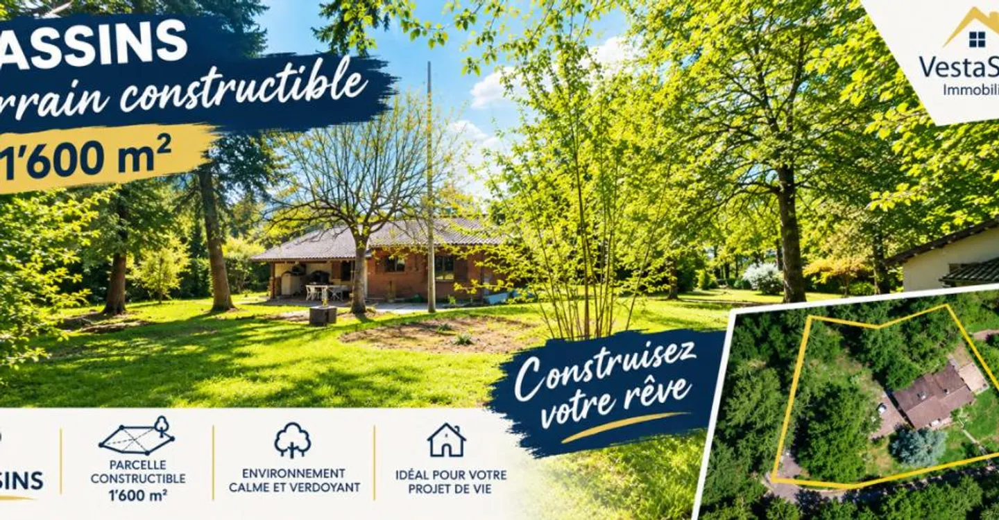 BASSINS - Lotto edificabile di 1.600 m² | Costruisci il tuo sogno - Foto 1 di 1