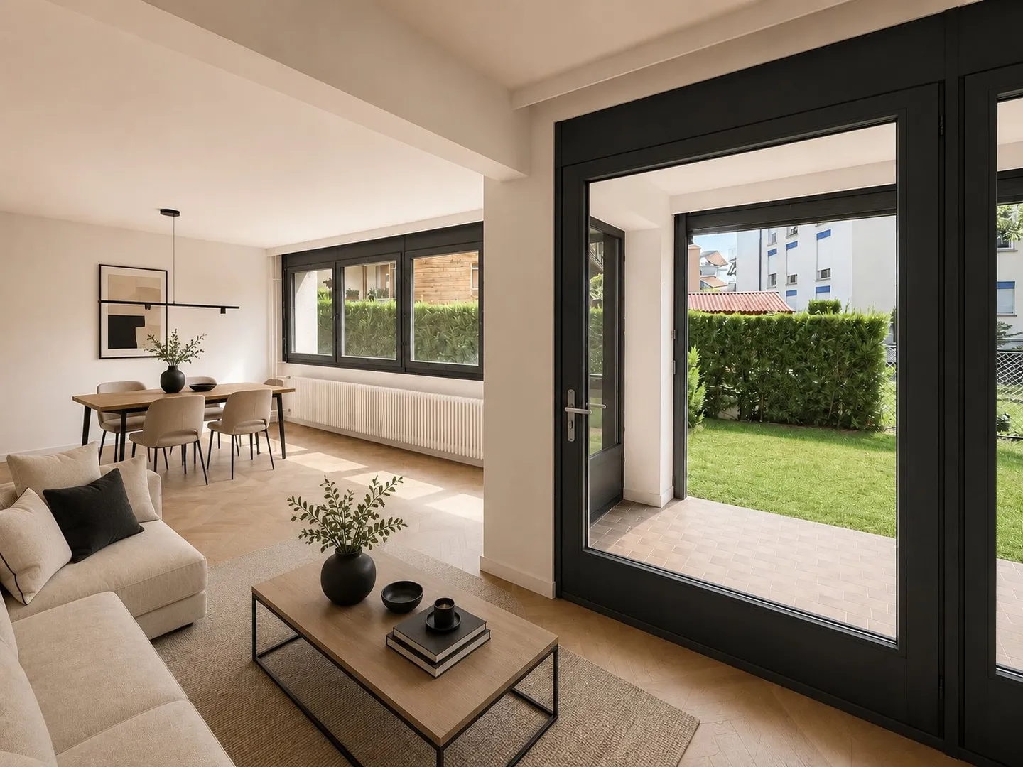Geräumige Wohnung mit Garten - Foto 1 von 19