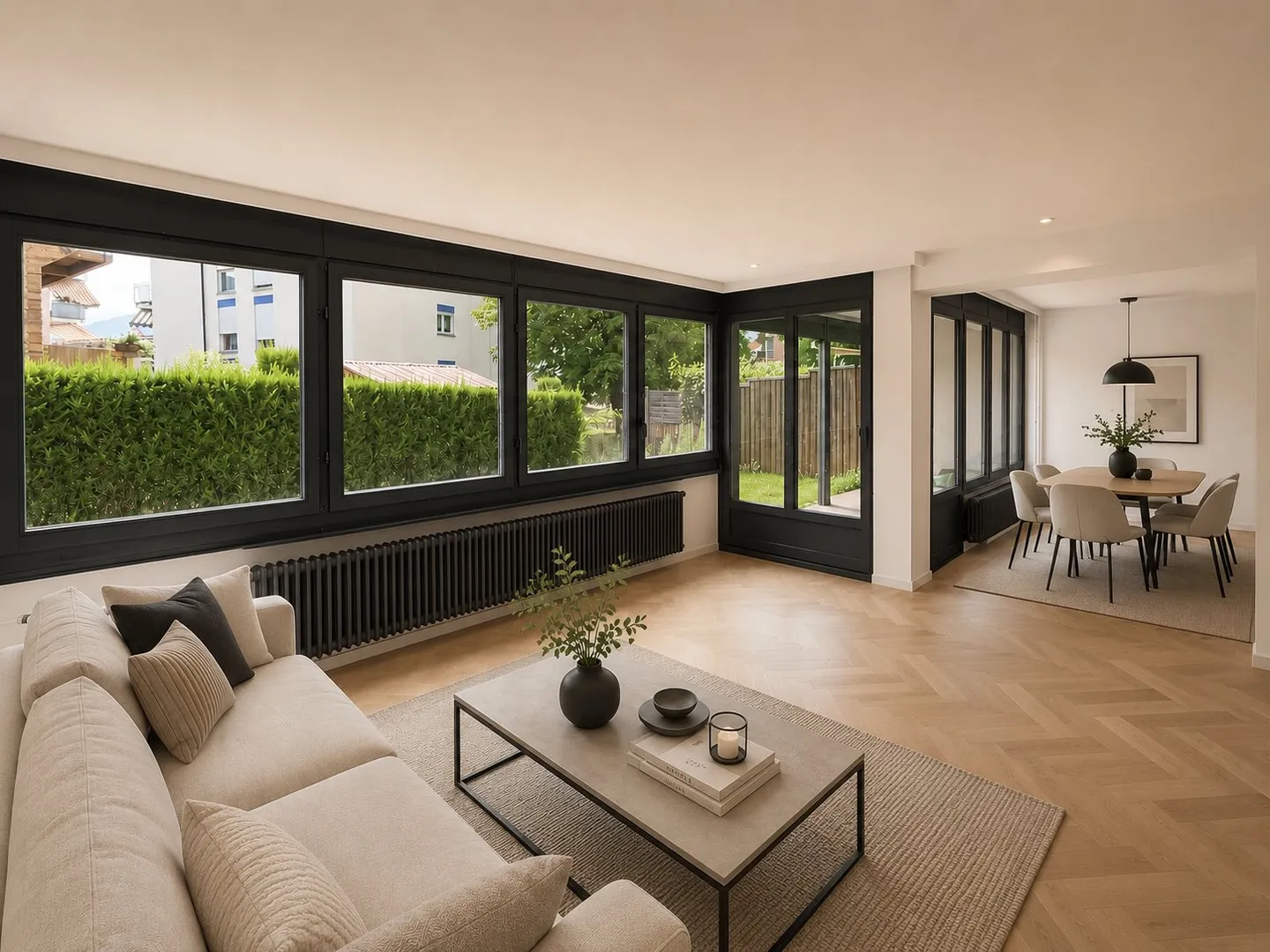 Geräumige Wohnung mit Garten - Foto 3 von 19