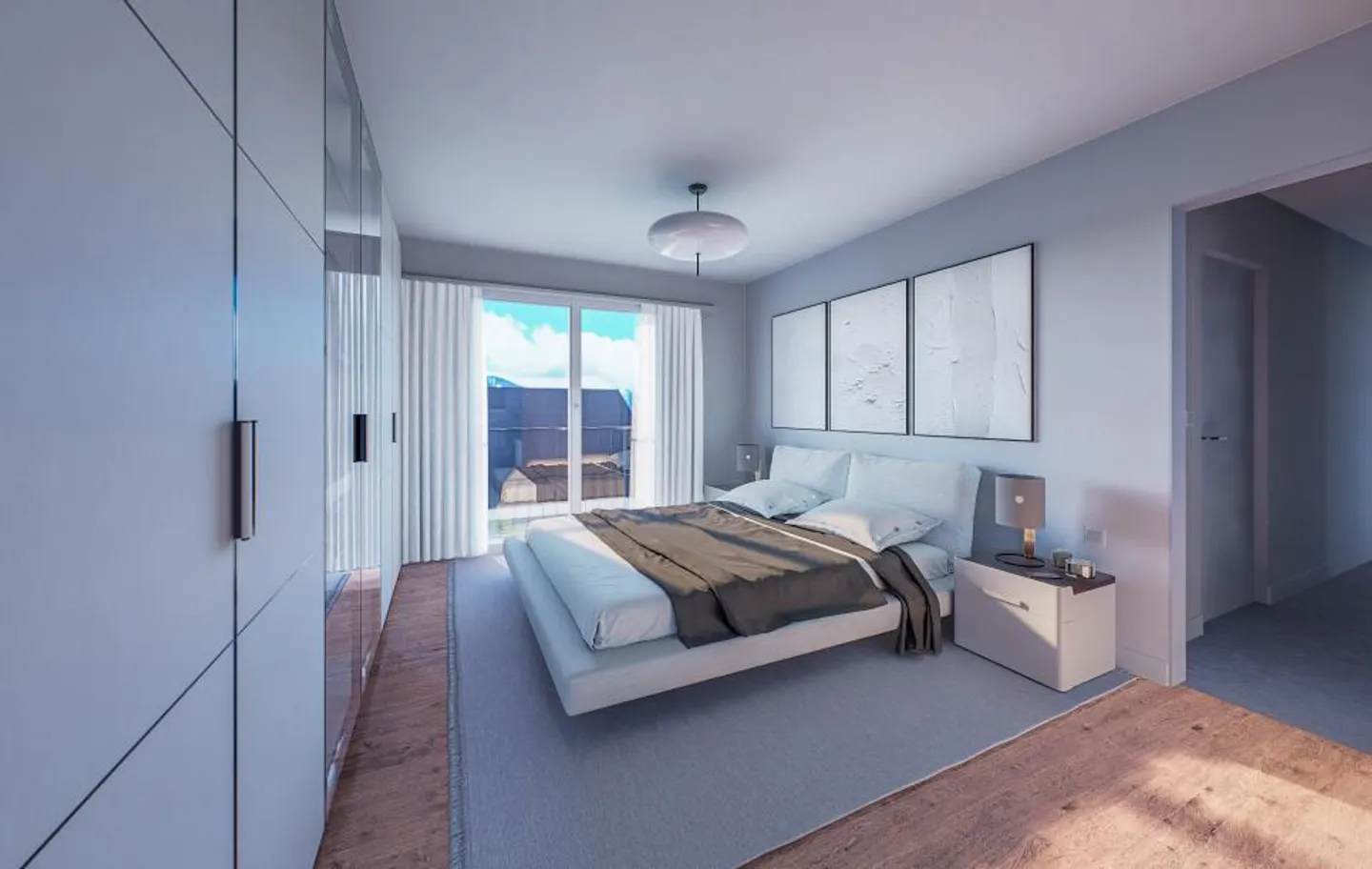 Beau 4.5 pièces avec grand balcon - Photo 6 sur 8