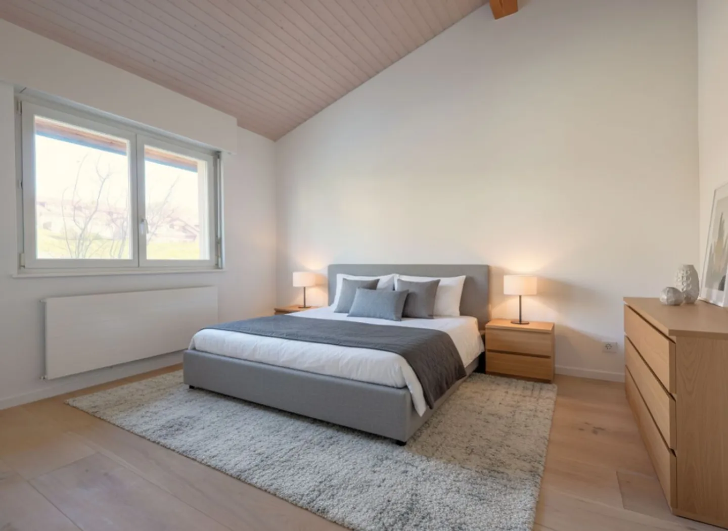 Magnifico appartamento 4p / 2 camere / Vista mozzafiato sul lago e sulle montagne - Foto 6 di 12