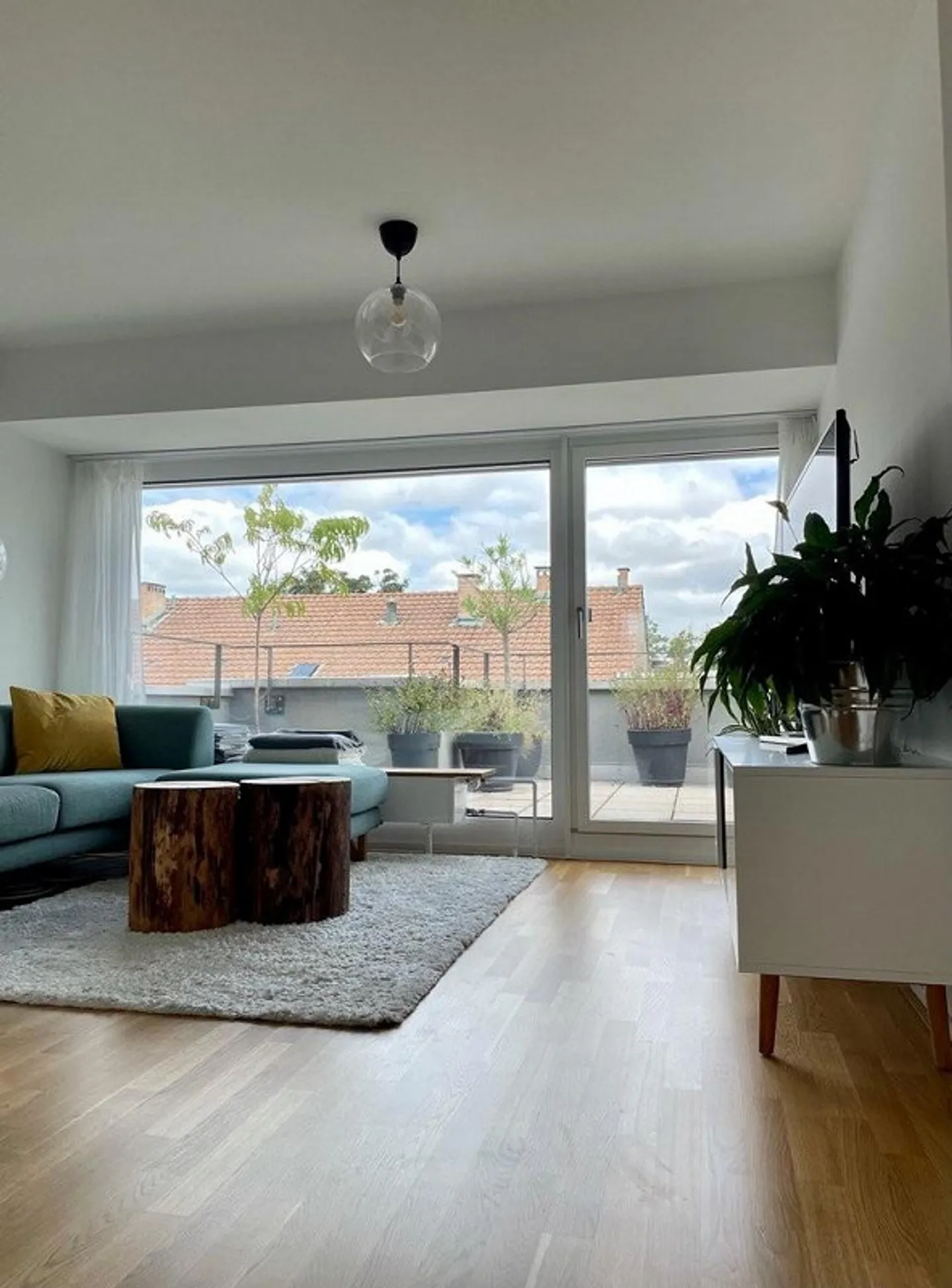 Grande terrasse sur le toit avec vue sur le Rhin - Photo 6 sur 11