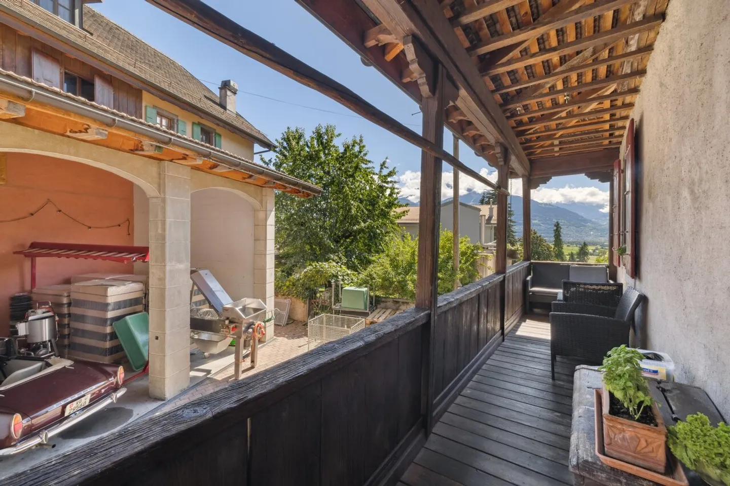 Selten! Im Dorf Ollon authentisches Winzerhaus & Nebengebäude - Foto 6 von 31