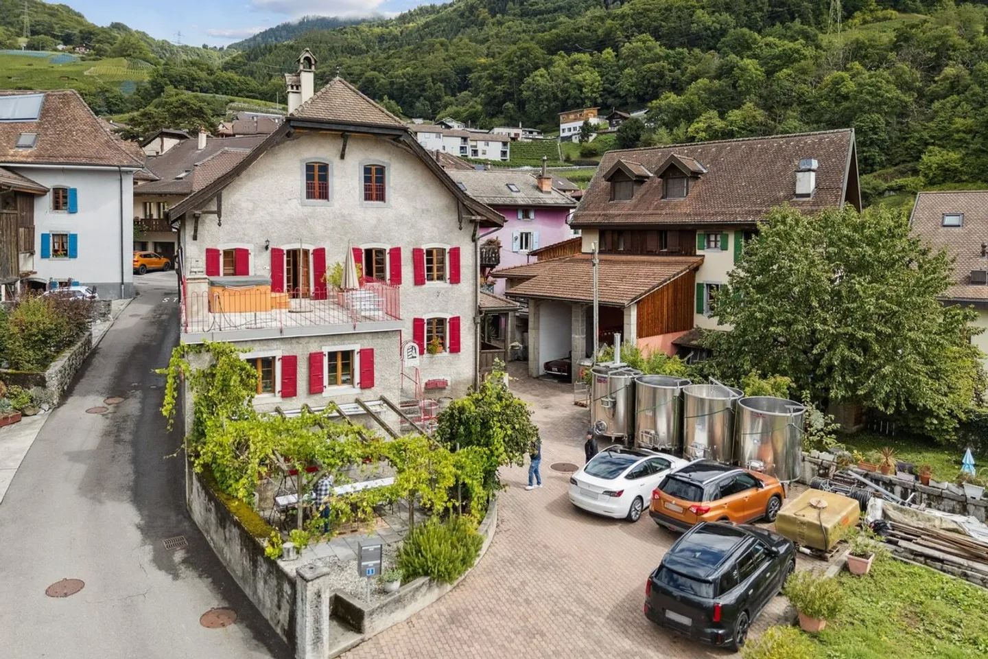 Selten! Im Dorf Ollon authentisches Winzerhaus & Nebengebäude - Foto 28 von 31