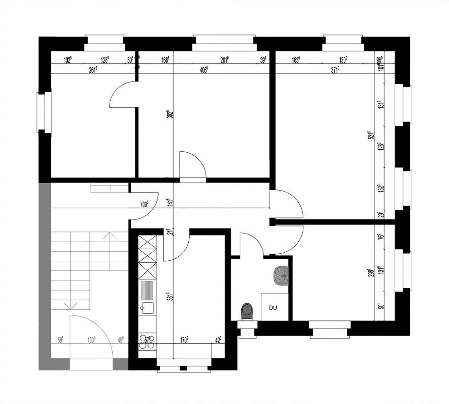 Magnifique grand appartement avec de grandes fenêtres - Photo 14 sur 14