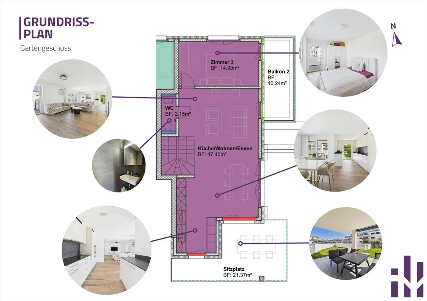 Maisonette moderne avec jardin - Photo 16 sur 17