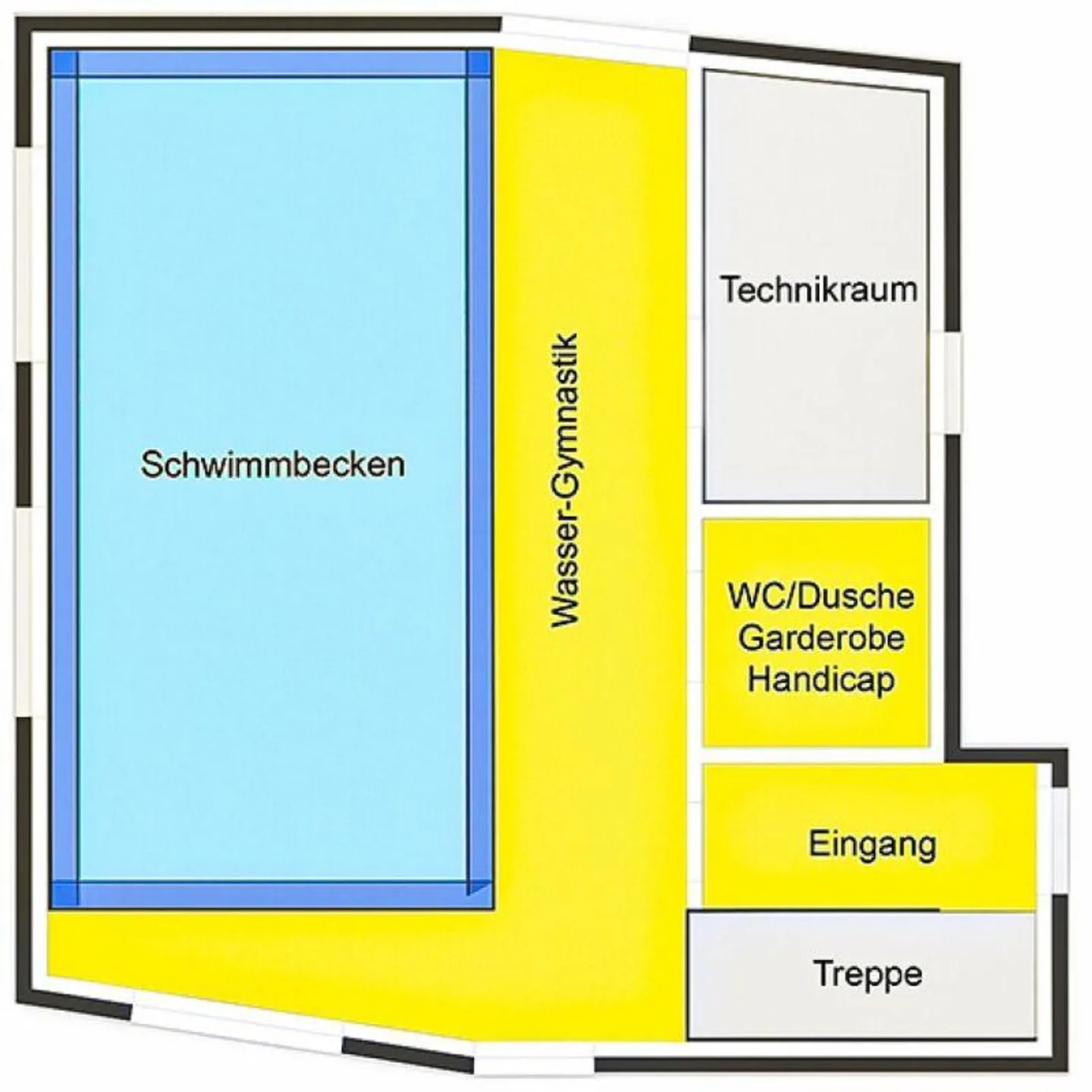 Edificio commerciale con piscina in affitto - Foto 5 di 27