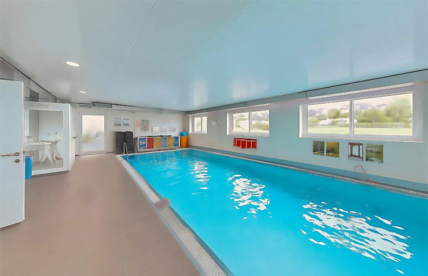 Edificio commerciale con piscina in affitto - Foto 8 di 27