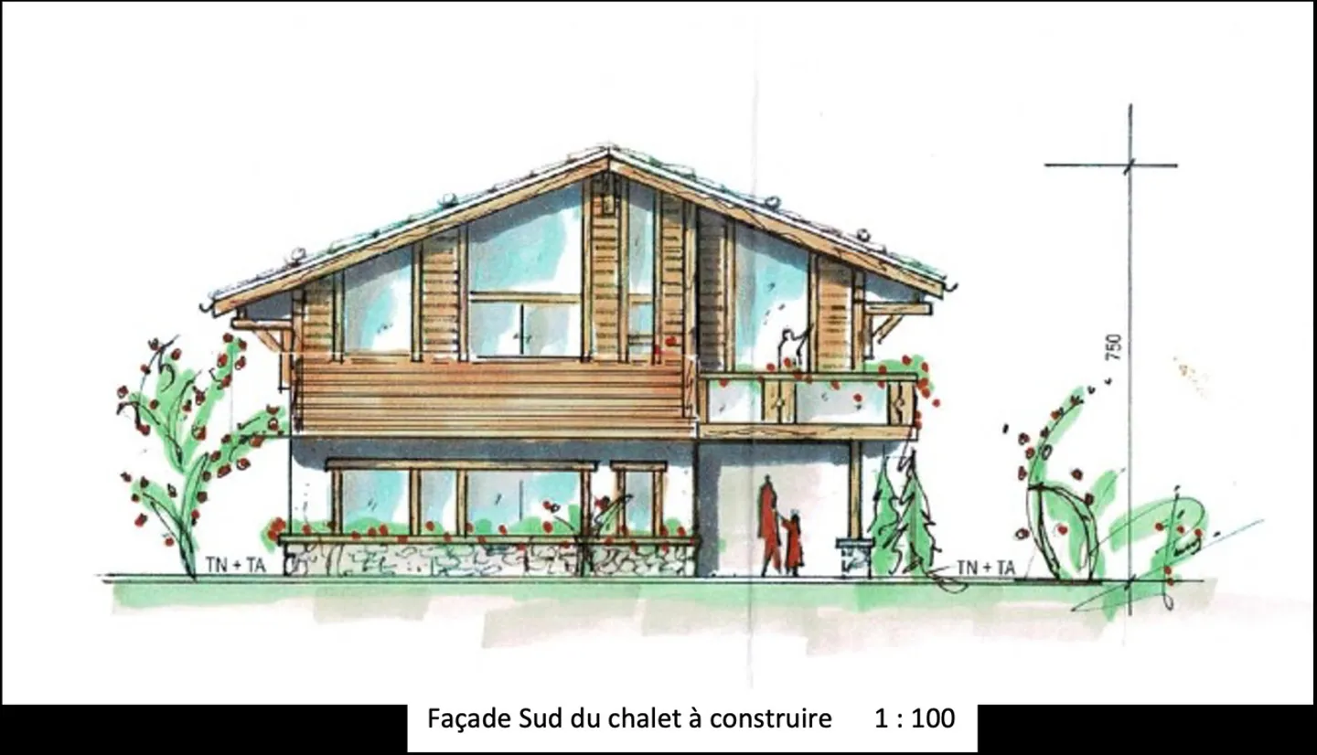 Terrain avec mazot et autorisation de construire en force chalet - Photo 10 sur 12