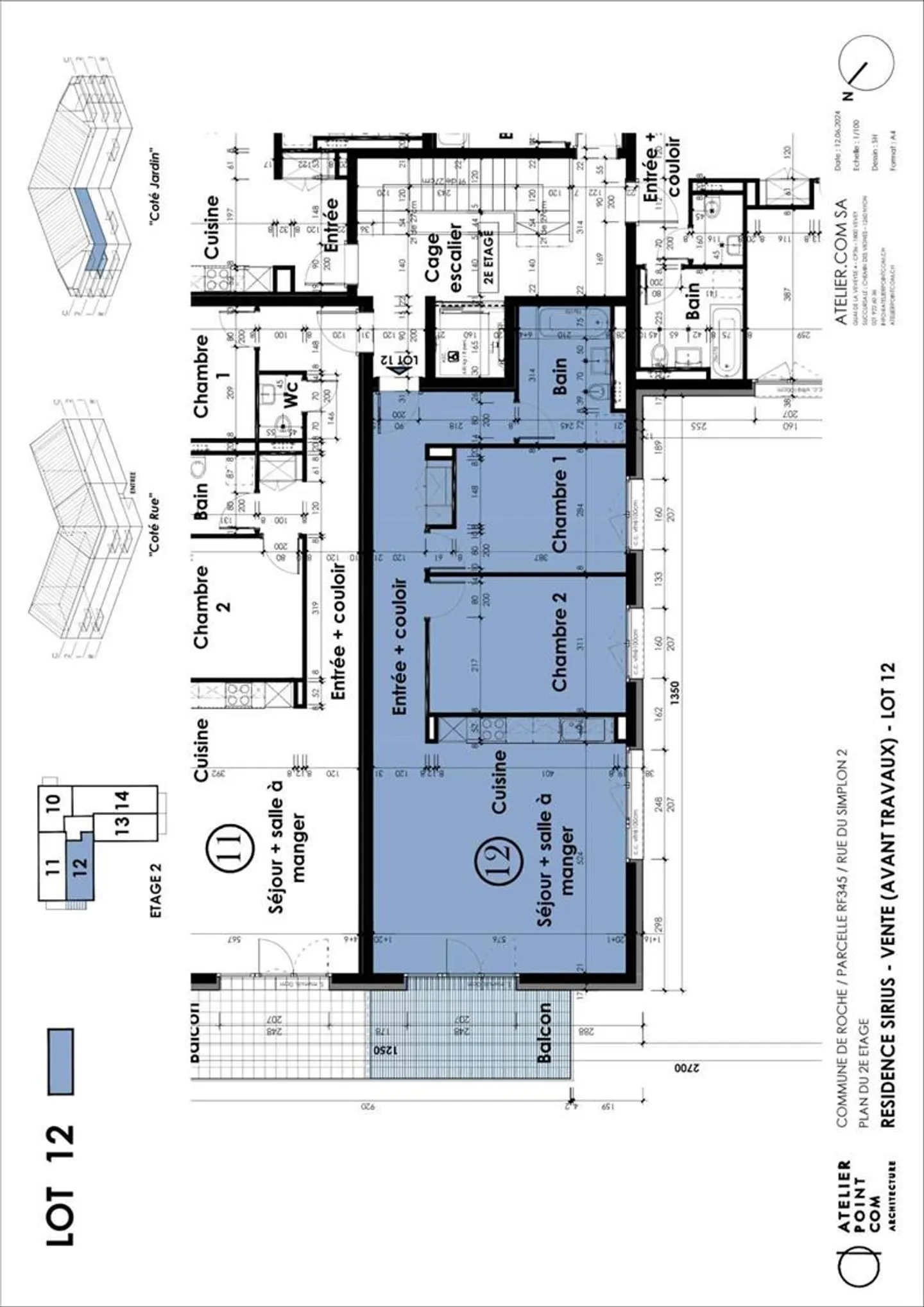 Wohnung mit 3,5 Zimmern in einer neuen Residenz - Foto 9 von 9