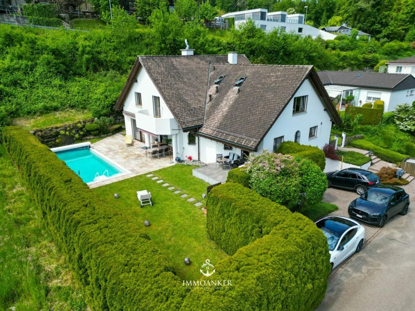 Villa con piscina privata e appartamento - Il tuo rifugio a Fällanden - Foto 7 di 13