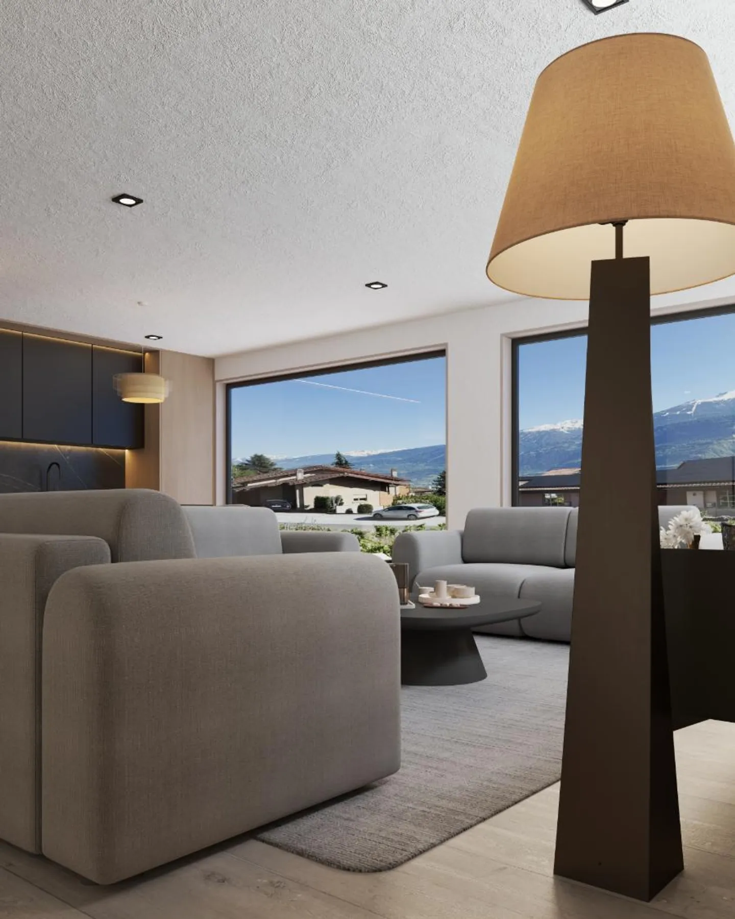Nuova promozione a Miège di 2 magnifiche ville con 4.5 camere e vista eccezionale - Foto 3 di 9