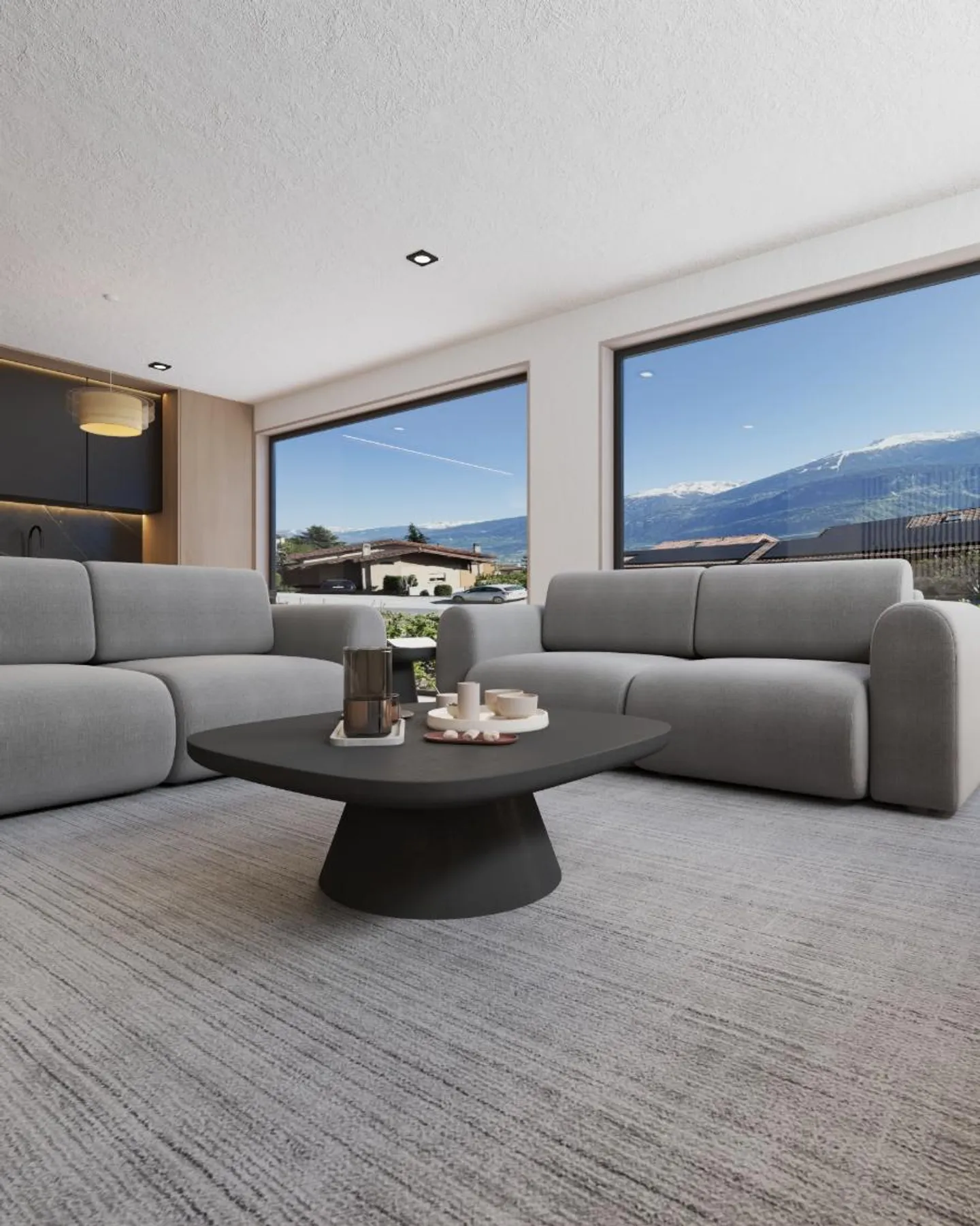 Nuova promozione a Miège di 2 magnifiche ville con 4.5 camere e vista eccezionale - Foto 4 di 9