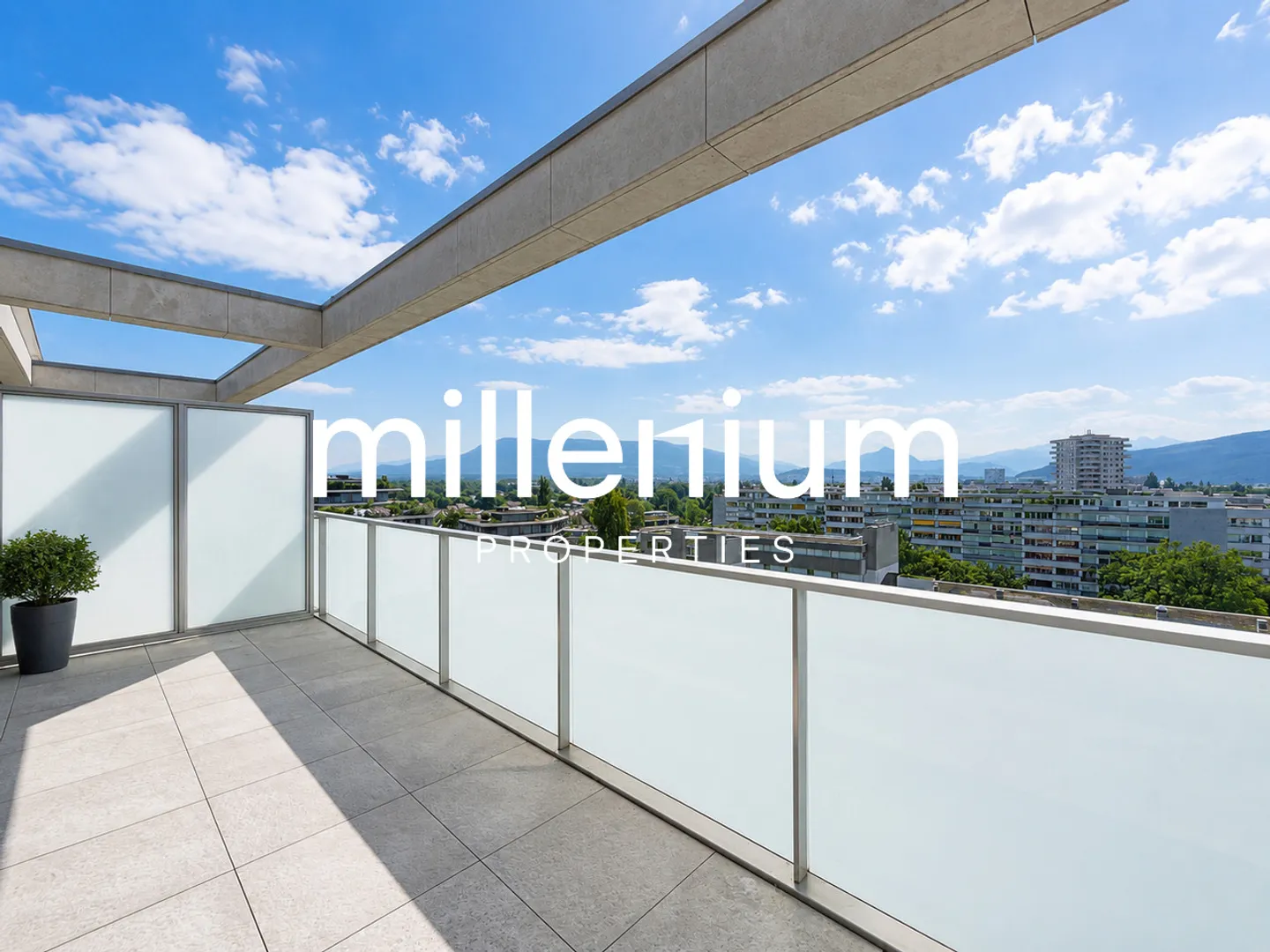 Magnifique duplex en attique avec vue sur le lac Léman et le Mont Blanc à Chêne-Bougeries - Photo 15 sur 15