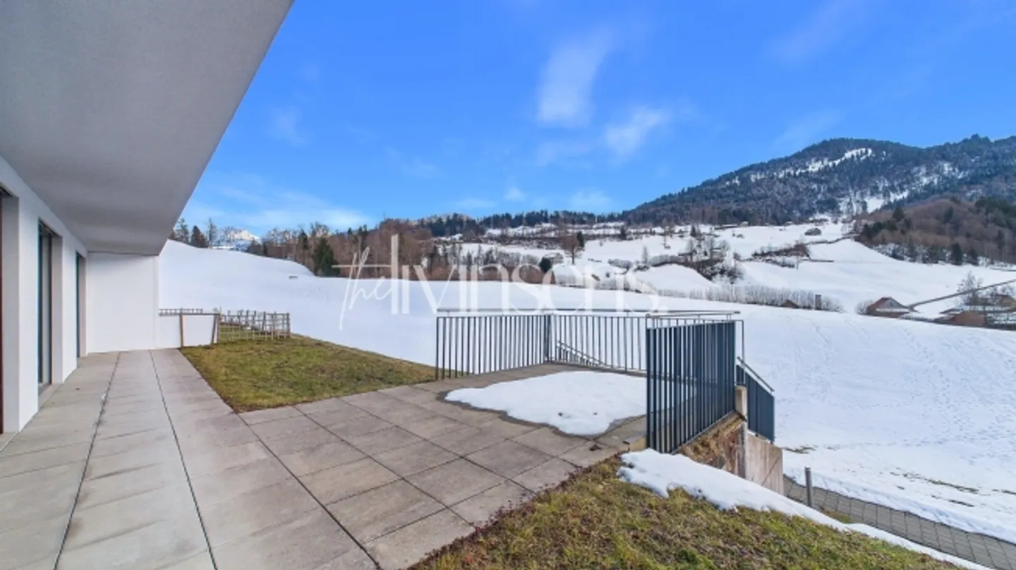 Modernes Gartenapartment mit Bergsicht - Foto 13 von 15