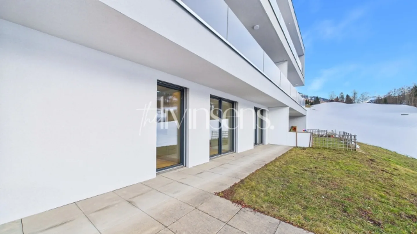 Modernes Gartenapartment mit Bergsicht - Foto 12 von 15