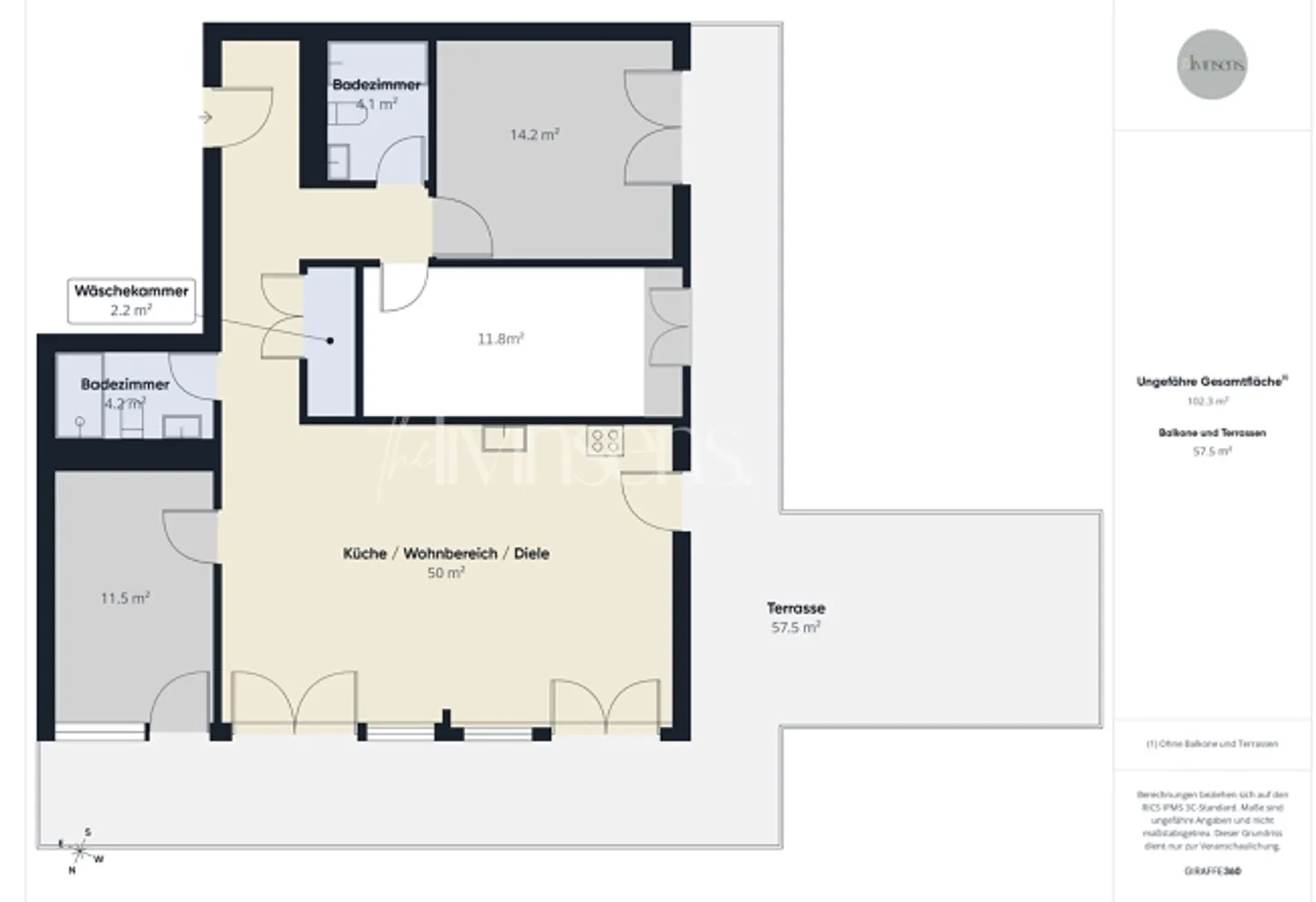 Modernes Gartenapartment mit Bergsicht - Foto 15 von 15