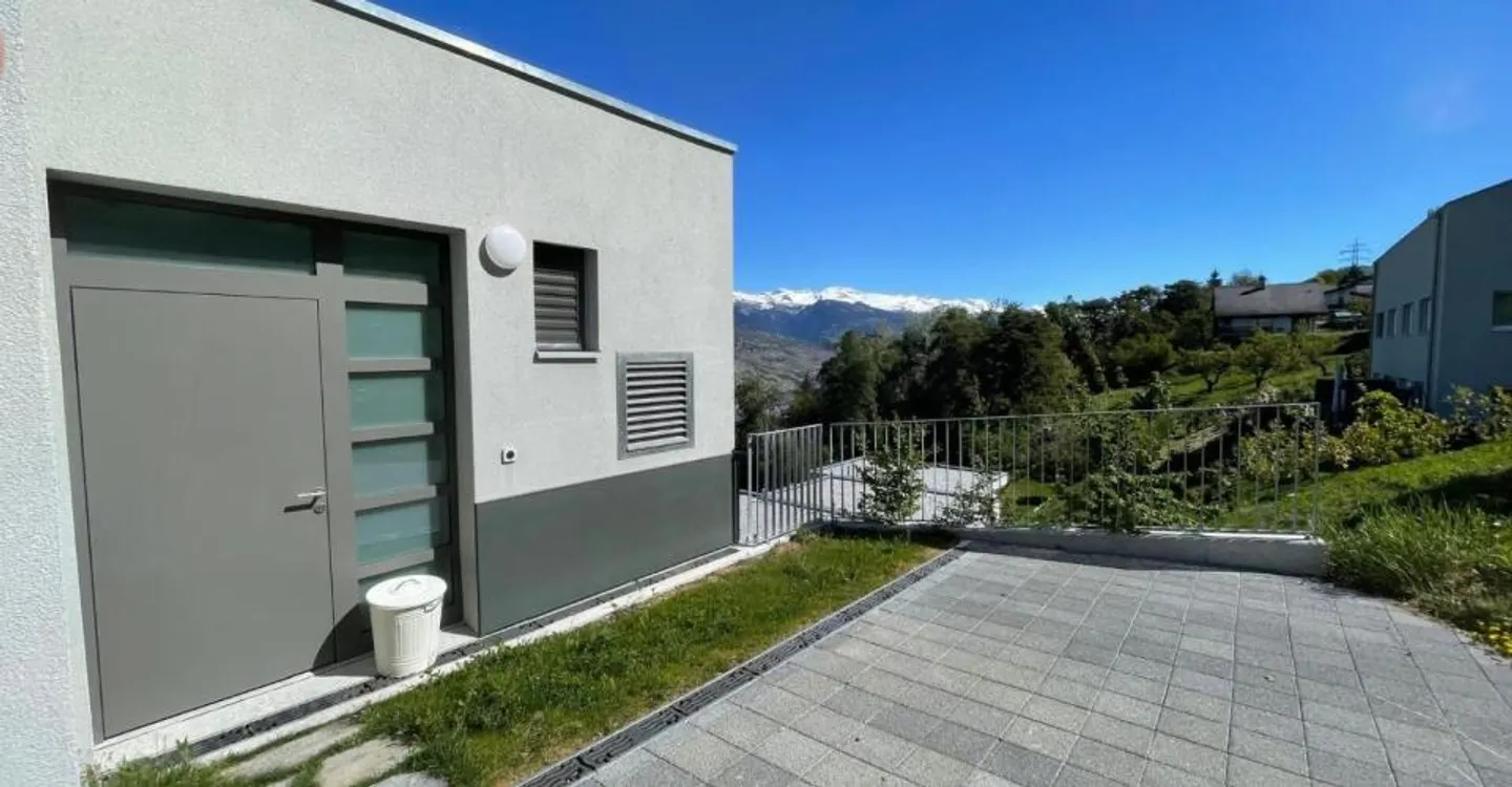 Exklusiv! Zeitgenössische Villa von hohem Standard am Hang von Sion - Foto 9 von 10