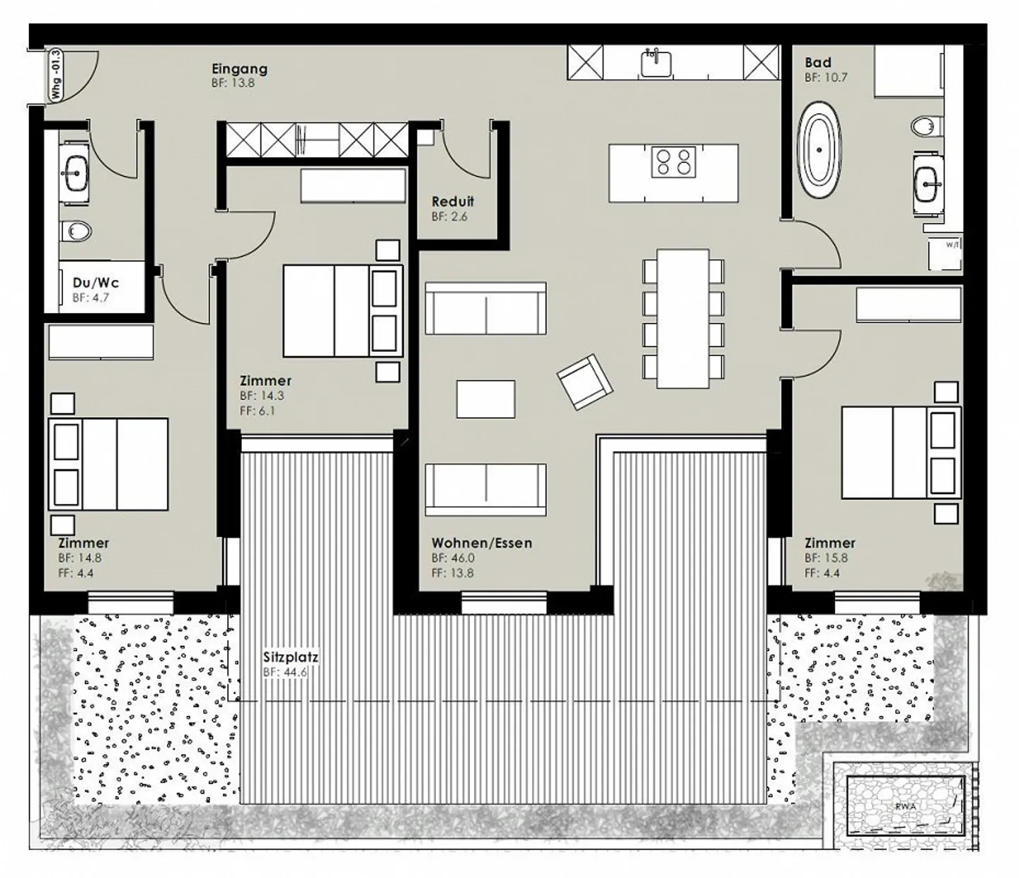 PREMIÈRE LOCATION Joy Uzwil (106-123 m²) - Photo 10 sur 10